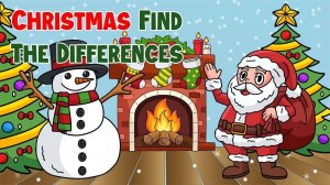 Christmas Find The Differences Puzzle Game