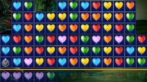 Heart Balloons Block Collapse Puzzle Game