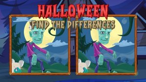 Halloween Find the Differences Puzzle Game