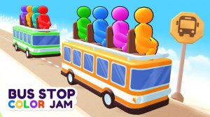 Bus Stop Color Jam: Puzzle Game