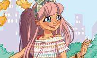 Cycling to School Dress Up Game