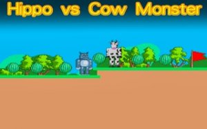 Fruity River Hop: A Hippo Platformer