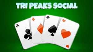 Tri Peaks Social Solitaire Online Game