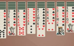 Spider Solitaire 2 Suits Online Game
